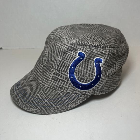 NFL Team Apparel Women's Indianapolis Colts Plaid Hat Adjustable - Picture 1 of 6
